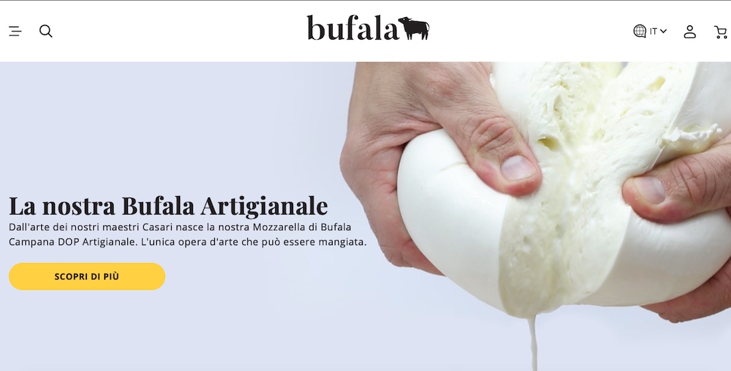Fattorie Garofalo inaugura l’e-commerce Bufala Shop