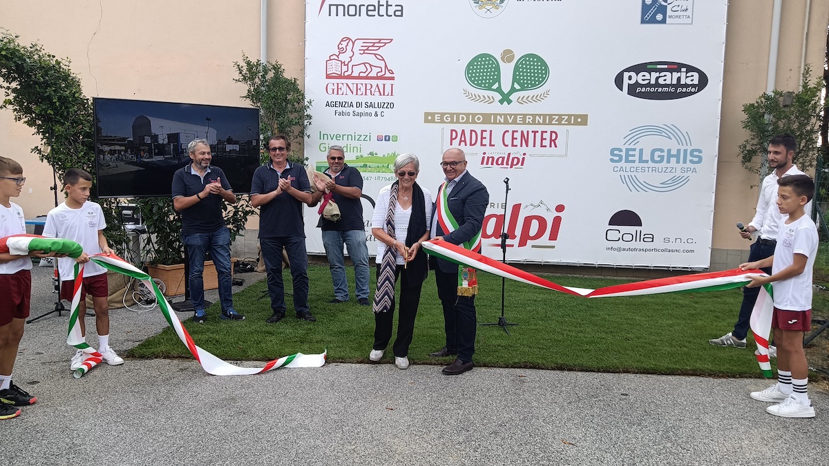 Inalpi, inaugurato il Padel Center di Moretta Intitolato a Egidio Invernizzi
