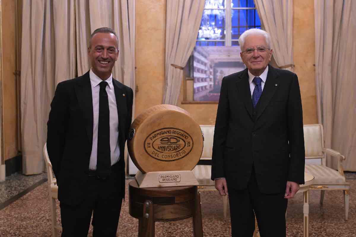Il Parmigiano Reggiano incontra Sergio Mattarella