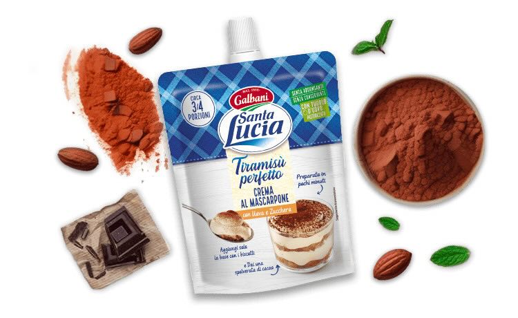 Galbani punta su tiramisù e cheesecake con le nuove creme dolci Santa Lucia