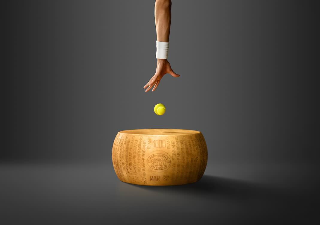 Il Parmigiano Reggiano partner ufficiale del torneo ATP Rolex Paris Masters