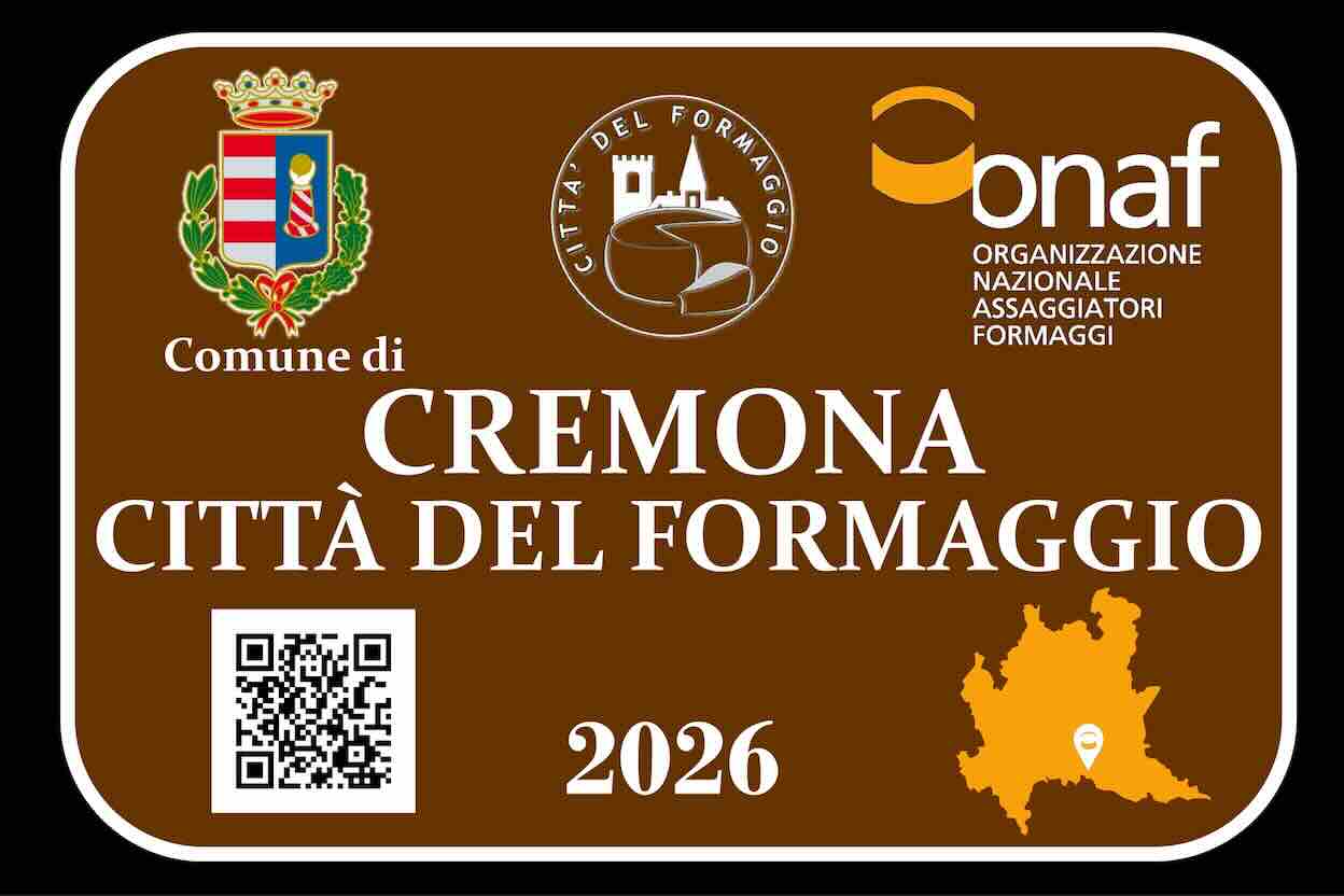 Cremona riceve il titolo di “Città del Formaggio 2026” ONAF: la consegna il 21 febbraio